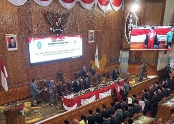 40 Caleg Terpilih Resmi Dilantik Menjadi Anggota DPRD Kutim